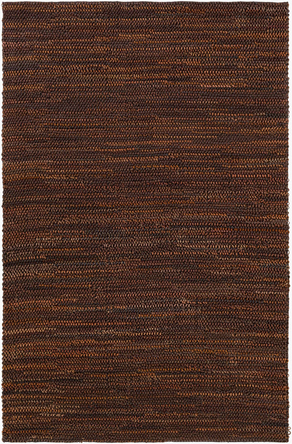 Surya Vista Vta-1000 Handmade 5' X 7'6" Leather Rug – Modern, Durable Decor Piece With One-year Warranty Brown Leather Vta1000-576
