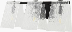 Livabliss Vitracis Art Deco Iron and Glass Wall Sconce for Warm Ambient Bedroom Lighting VTC-004