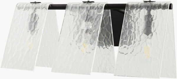 Livabliss Vitracis Art Deco Iron and Glass Wall Sconce for Warm Ambient Bedroom Lighting VTC-004
