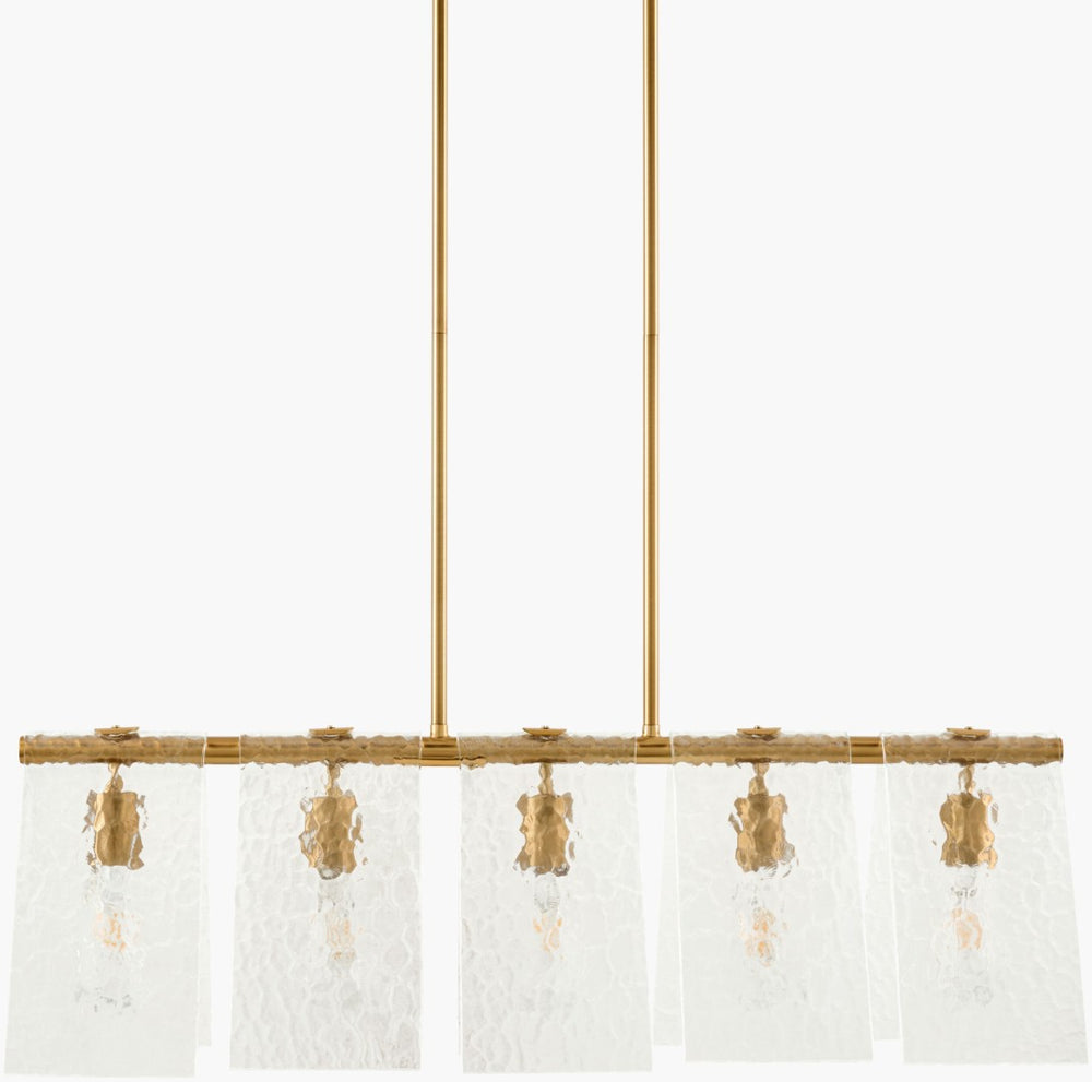 Livabliss Vitracis Art Deco Iron and Glass Chandelier for Dining Rooms and Grand Entryways VTC-009
