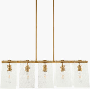 Livabliss Vitracis Art Deco Iron and Glass Chandelier for Dining Rooms and Grand Entryways VTC-009