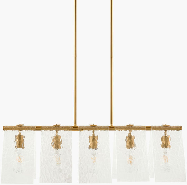 Livabliss Vitracis Art Deco Iron and Glass Chandelier for Dining Rooms and Grand Entryways VTC-009