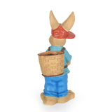 Christopher Knight Home® - Noble House - Twete Outdoor Decorative Rabbit Planter, Blue and Brown