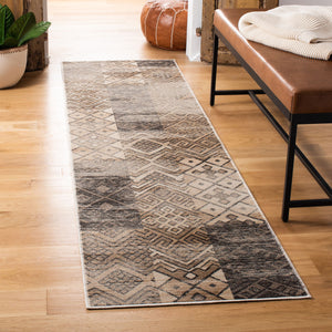 Vintage Power Loomed Rug – Luxurious Viscose Blend, Non-Slip, Elegant Design for Any Space