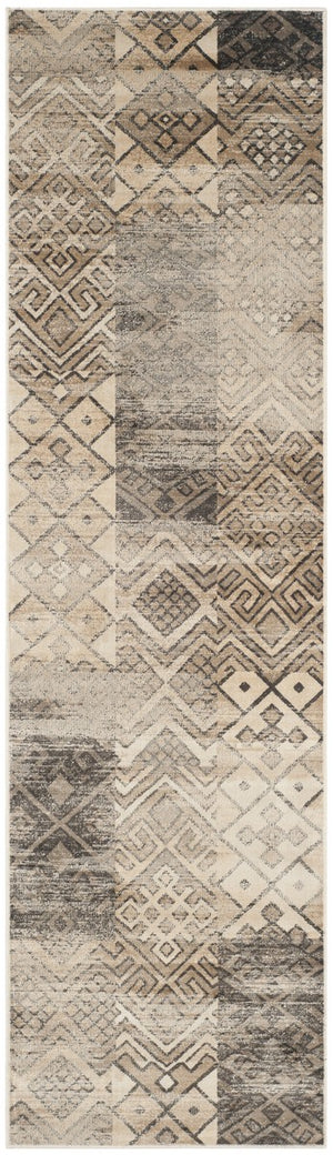 Vintage Power Loomed Rug – Luxurious Viscose Blend, Non-Slip, Elegant Design for Any Space