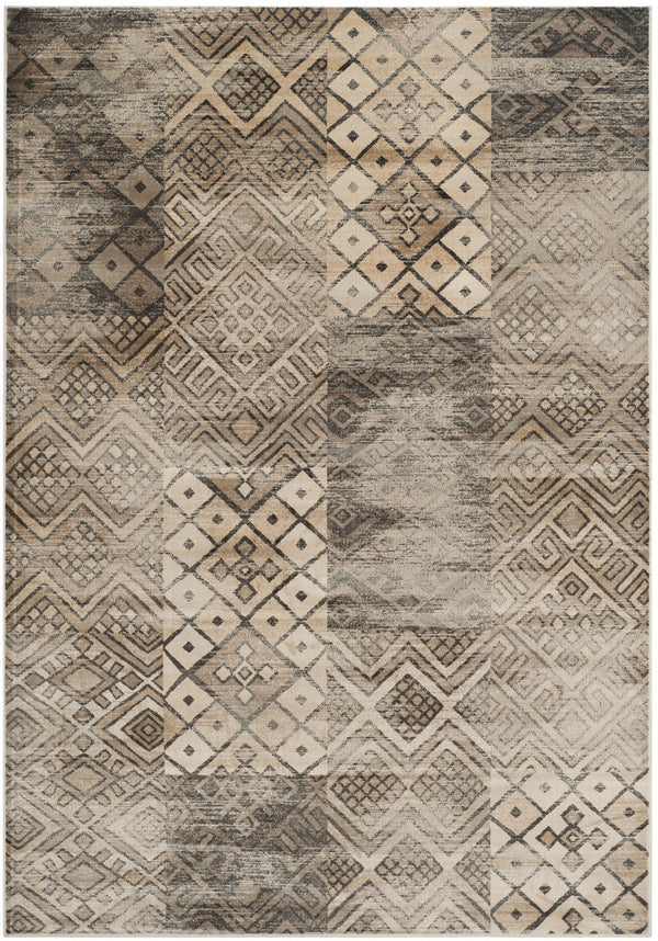 Vintage Power Loomed Rug – Luxurious Viscose Blend, Non-Slip, Elegant Design for Any Space