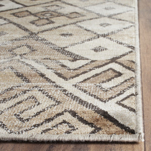 Vintage Power Loomed Rug – Luxurious Viscose Blend, Non-Slip, Elegant Design for Any Space
