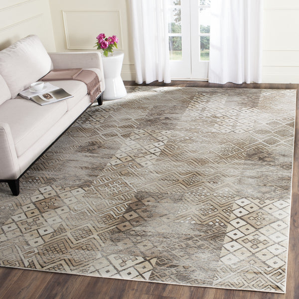 Vintage Power Loomed Rug – Luxurious Viscose Blend, Non-Slip, Elegant Design for Any Space