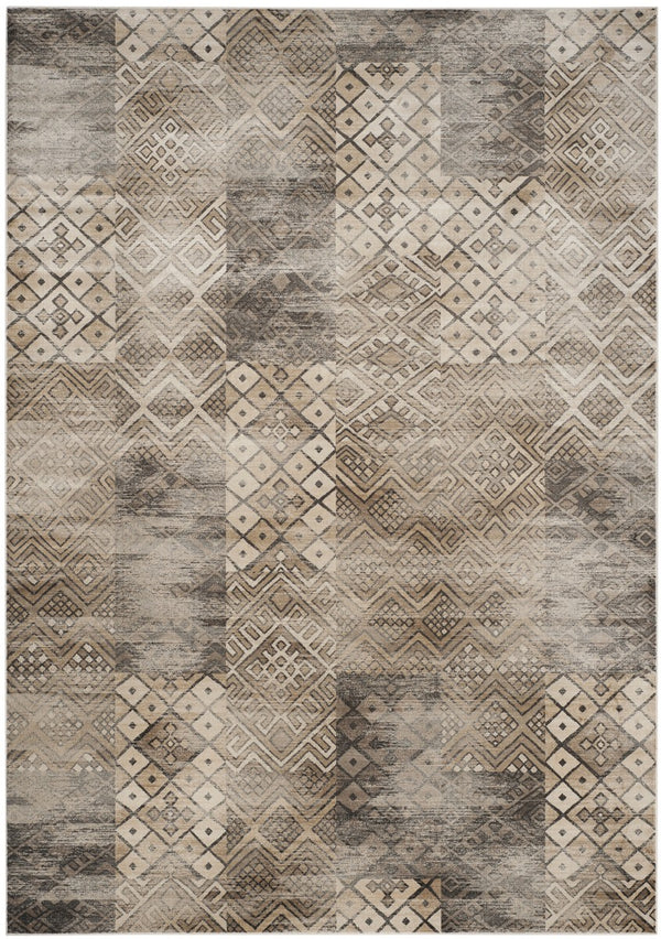 Vintage Power Loomed Rug – Luxurious Viscose Blend, Non-Slip, Elegant Design for Any Space