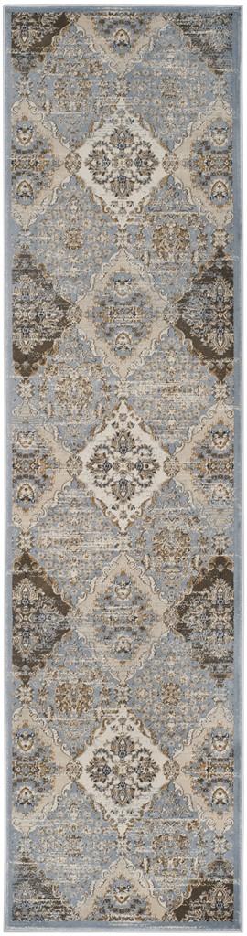 Safavieh Vintage 572 Power Loomed  Rug Light Blue / Ivory VTG572L-28