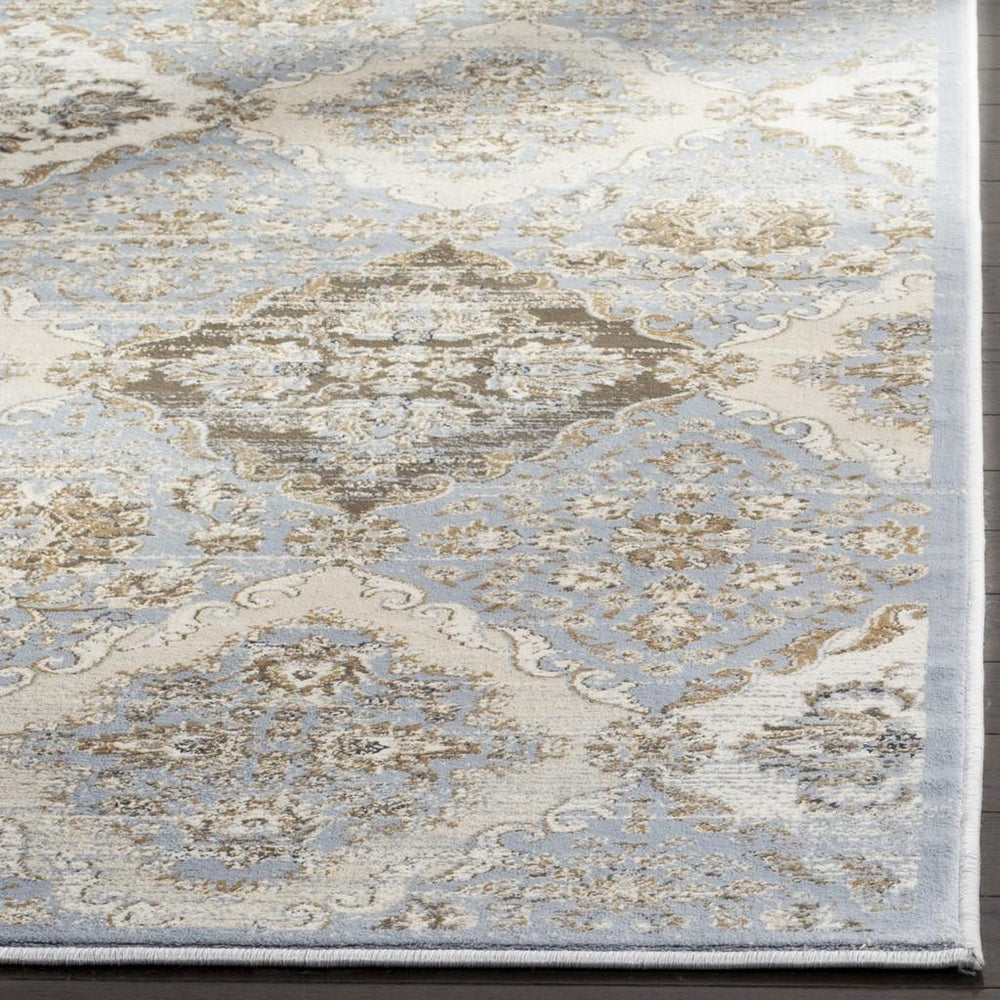 Safavieh Vintage 572 Power Loomed  Rug Light Blue / Ivory VTG572L-28