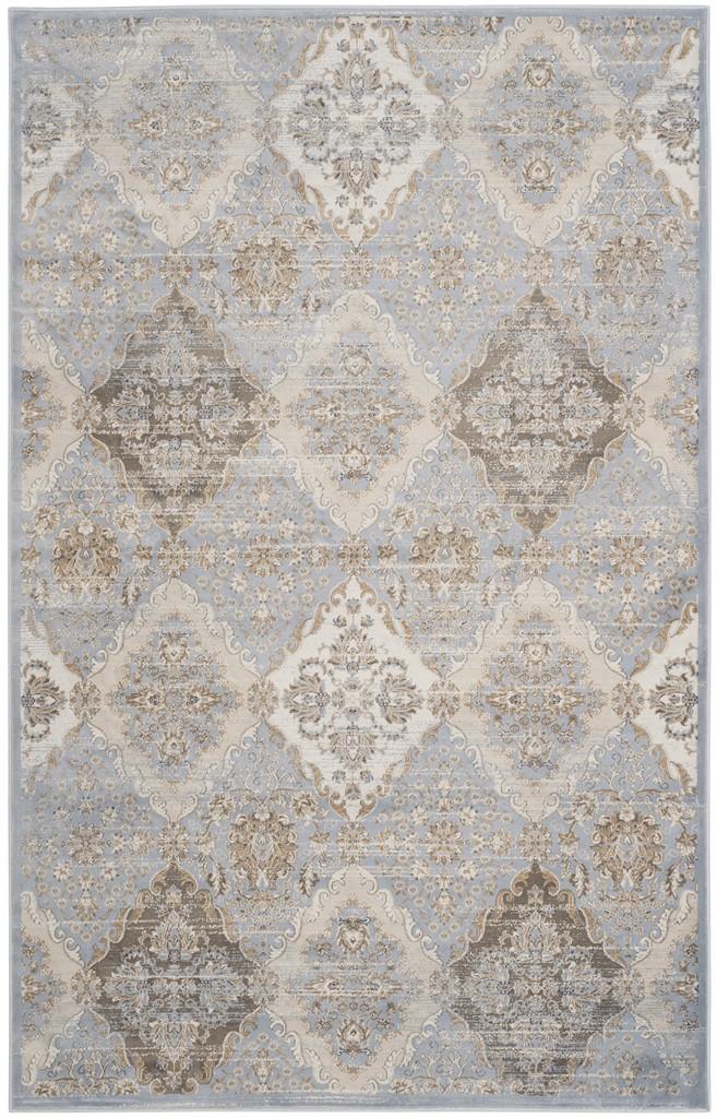 Safavieh Vintage 572 Power Loomed  Rug Light Blue / Ivory VTG572L-28