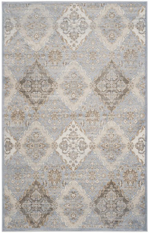 Safavieh Vintage 572 Power Loomed  Rug Light Blue / Ivory VTG572L-28