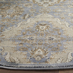 Safavieh Vintage 572 Power Loomed  Rug Light Blue / Ivory VTG572L-28