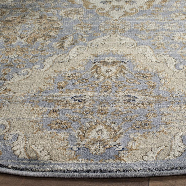 Safavieh Vintage 572 Power Loomed  Rug Light Blue / Ivory VTG572L-28