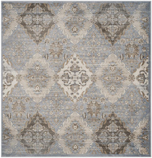 Safavieh Vintage 572 Power Loomed  Rug Light Blue / Ivory VTG572L-28