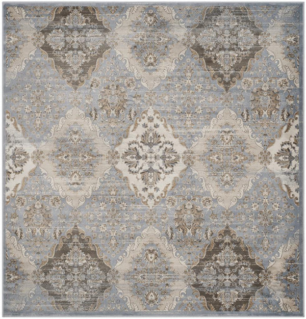 Safavieh Vintage 572 Power Loomed  Rug Light Blue / Ivory VTG572L-28