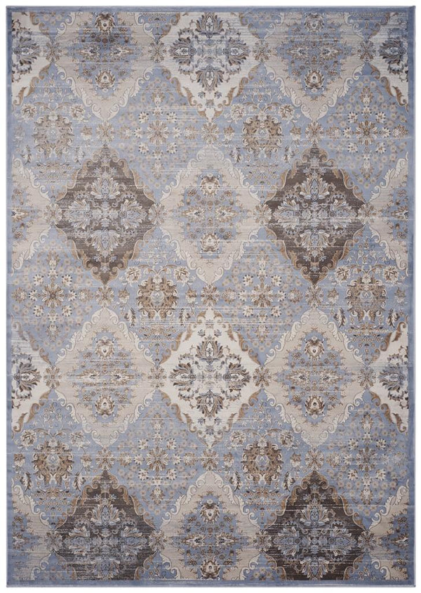 Safavieh Vintage 572 Power Loomed  Rug Light Blue / Ivory VTG572L-28