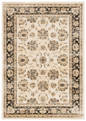 Safavieh Vintage 575 Power Loomed  Rug Ivory / Brown VTG575J-28