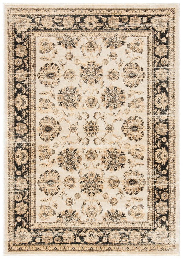 Safavieh Vintage 575 Power Loomed  Rug Ivory / Brown VTG575J-28