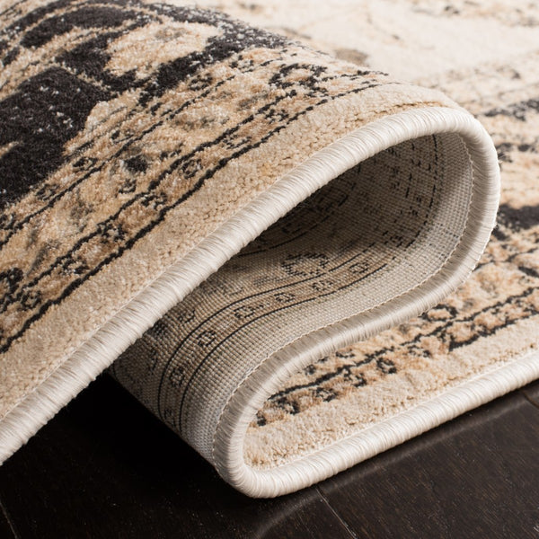 Safavieh Vintage 575 Power Loomed  Rug Ivory / Brown VTG575J-28