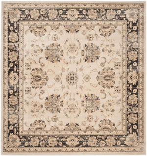 Safavieh Vintage 575 Power Loomed  Rug Ivory / Brown VTG575J-28