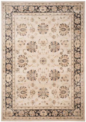Safavieh Vintage 575 Power Loomed  Rug Ivory / Brown VTG575J-28