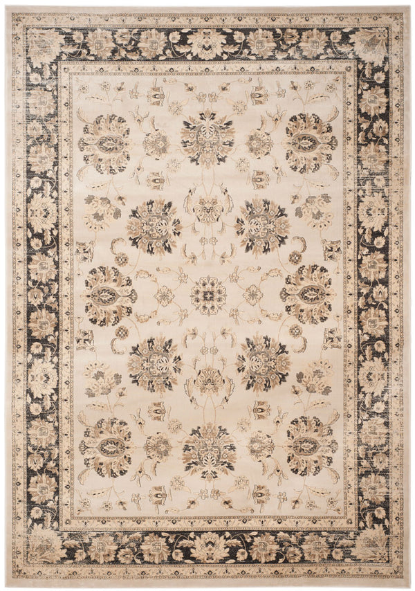 Safavieh Vintage 575 Power Loomed  Rug Ivory / Brown VTG575J-28