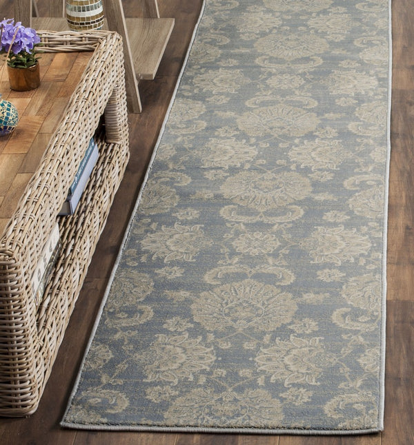 Safavieh Vintage 578 Power Loomed  Rug Light Blue / Ivory VTG578L-28