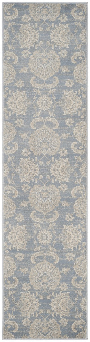 Safavieh Vintage 578 Power Loomed  Rug Light Blue / Ivory VTG578L-28