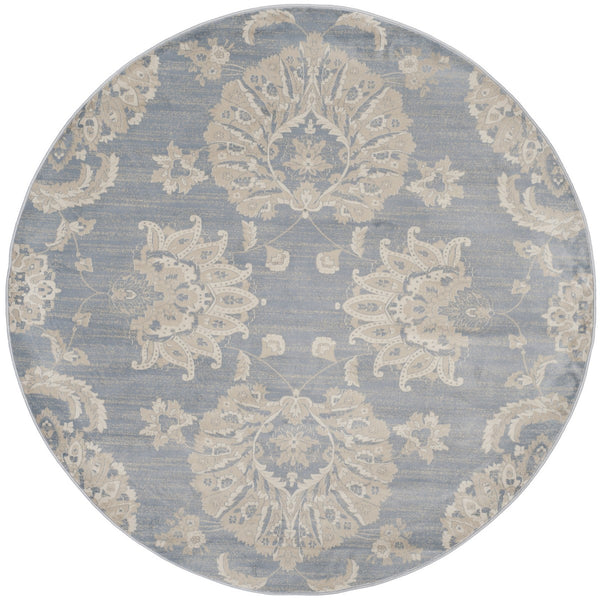 Safavieh Vintage 578 Power Loomed  Rug Light Blue / Ivory VTG578L-28