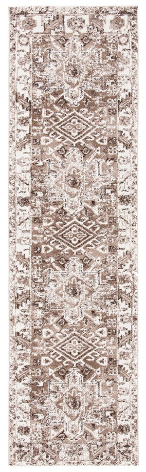Safavieh Vintage Hamadan 211 Power Loomed Transitional Rug Brown / Ivory VTH211T-6