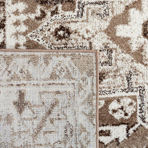 Safavieh Vintage Hamadan 211 Power Loomed Transitional Rug Brown / Ivory VTH211T-6