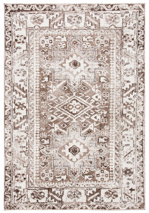 Safavieh Vintage Hamadan 211 Power Loomed Transitional Rug Brown / Ivory VTH211T-6