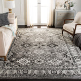 Safavieh Vintage Hamadan 214 VTH214 Power Loomed Transitional Rug Grey / Black VTH214K-5R