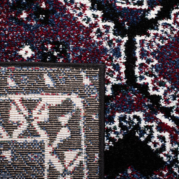 Safavieh Vintage Hamadan 293 Power Loomed Polypropylene Transitional Rug Purple / Black VTH293V-6