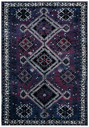 Safavieh Vintage Hamadan 293 Power Loomed Polypropylene Transitional Rug Purple / Black VTH293V-6