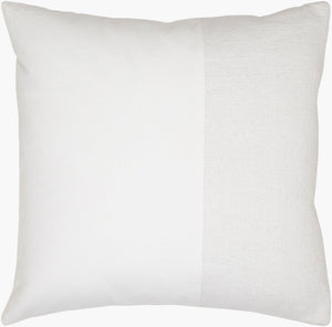 Surya Vitruvian 18" Accent Pillow Cover - Stylish Cotton Design With Intricate Pattern For Home Decor Upgrade White Cotton,Cotton Vtn001-1818p