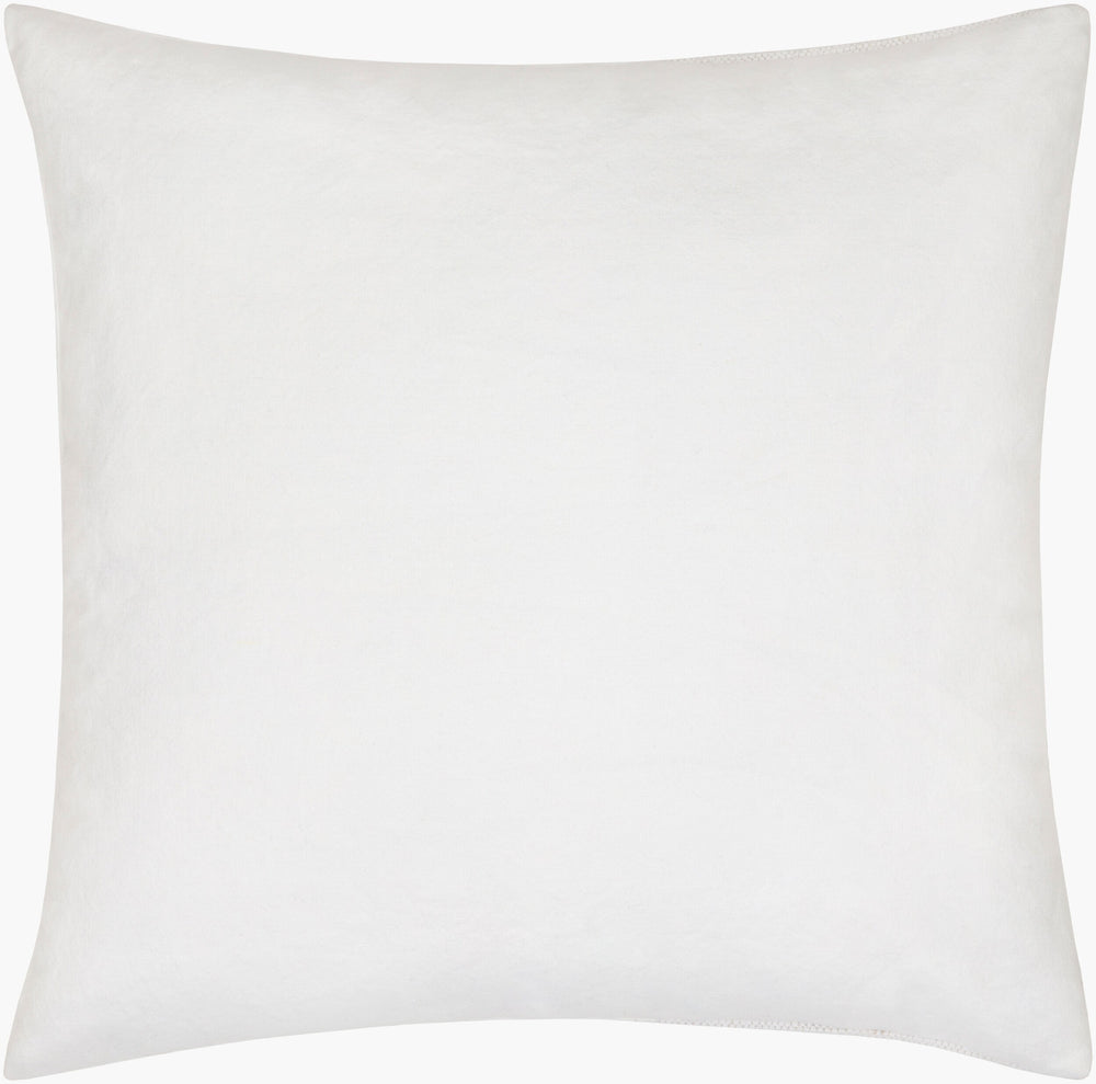 Surya Vitruvian 18" Accent Pillow Cover - Stylish Cotton Design With Intricate Pattern For Home Decor Upgrade White Cotton,Cotton Vtn001-1818p