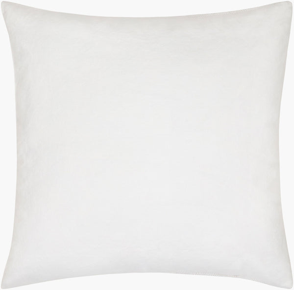 Surya Vitruvian 18" Accent Pillow Cover - Stylish Cotton Design With Intricate Pattern For Home Decor Upgrade White Cotton,Cotton Vtn001-1818p