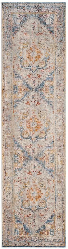 Safavieh Vintage Persian 438 Flat Weave Transitional Rug Blue / Multi VTP438B-9