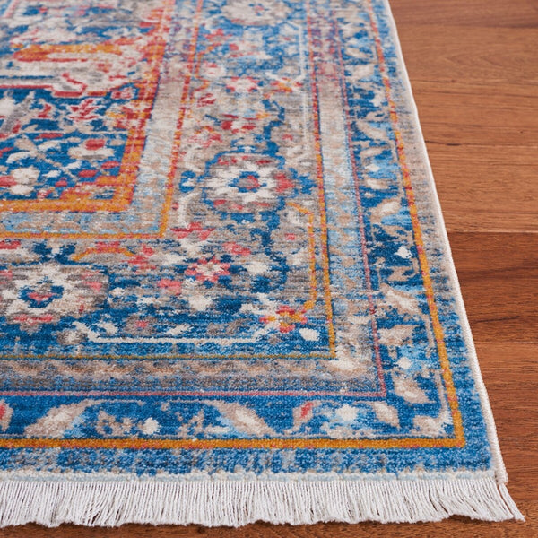 Safavieh Vintage Persian 438 Flat Weave Transitional Rug Blue / Multi VTP438B-9