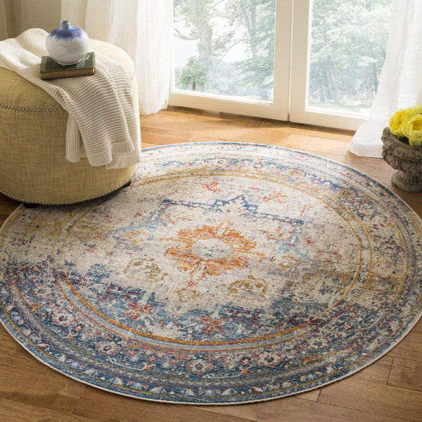 Safavieh Vintage Persian 438 Flat Weave Transitional Rug Blue / Multi VTP438B-9