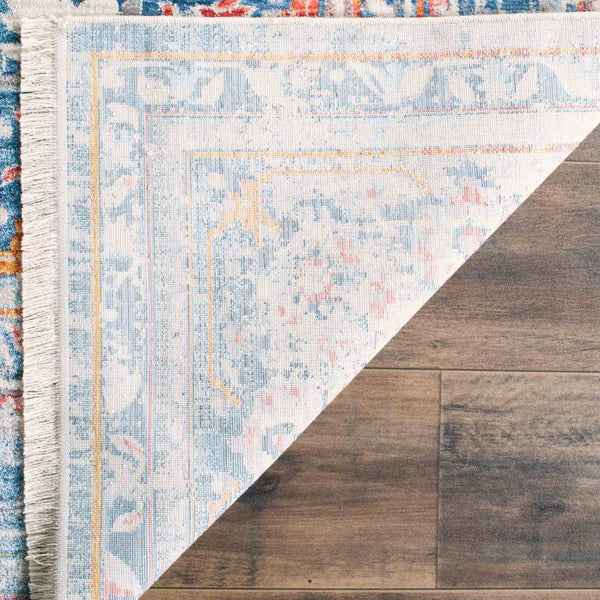 Safavieh Vintage Persian 438 Flat Weave Transitional Rug Blue / Multi VTP438B-9