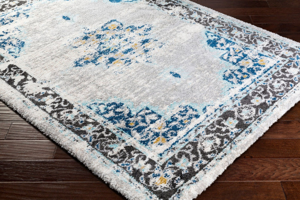 Livabliss Vintage Shag Area Rug Plush Polyester Pile Traditional Pattern for Living Room VTS4103-710103