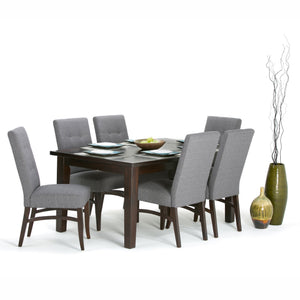 English Elm Eastwood Dining Table In Java Brown - Handcrafted Solid Wood, Seats 6, Perfect For Dining & Work B136P158145