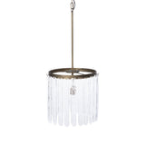 Dawson Glass Panel Chandelier ELH36057 Park Hill