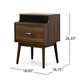 Christopher Knight Home® - Noble House - - Disa 1-Drawer Nightstand