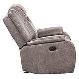 Parker House Parker Living Blake - Desert Taupe Manual Reclining Sofa Loveseat and Recliner Desert Taupe 100% Polyester (W) MBLA-321-DTAU