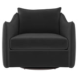 Bernhardt Joli Fabric Swivel Chair 5558-000 White P4812S_5558-000 Bernhardt